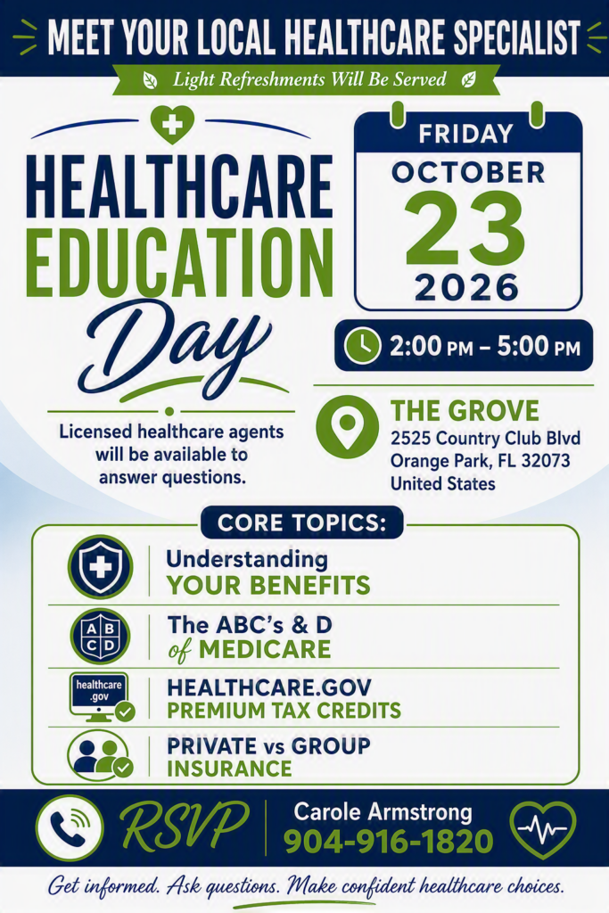 Health Education Day 10-23-26 The Grove 2 pm-5 pm 
